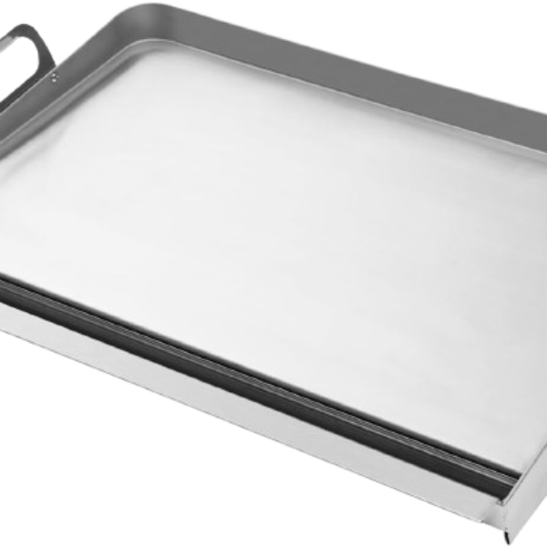 23" X 17" Stainless Steel Griddle with Grease Tray