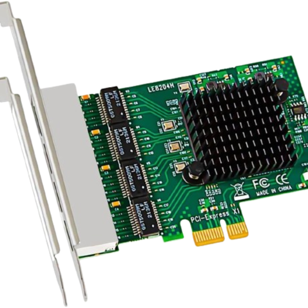 4-Port Gigabit PCIe Ethernet Network Card