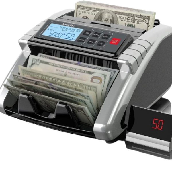 Mixed Denomination Money Counter Machine/Counterfeit Detection Bill Counter with Touch Screen