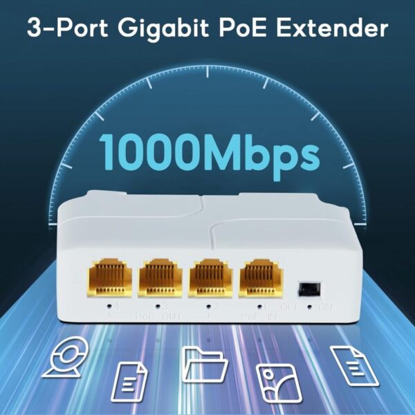 4 Port Gigabit PoE Extender