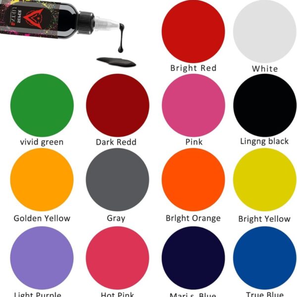 14 Color 30 ml Ink Tattoo Kit