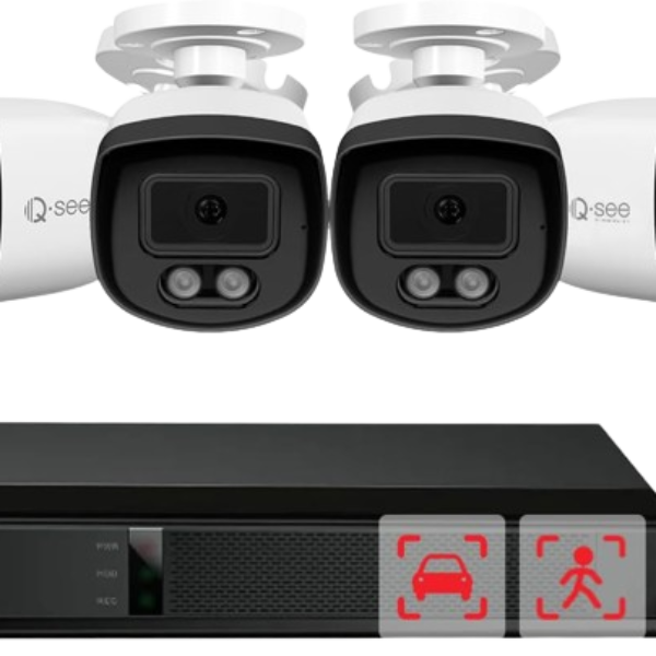 5MP Security Camera System with Human Vehicle Detection, 8CH Wired Camera Security System, DVR Camera System