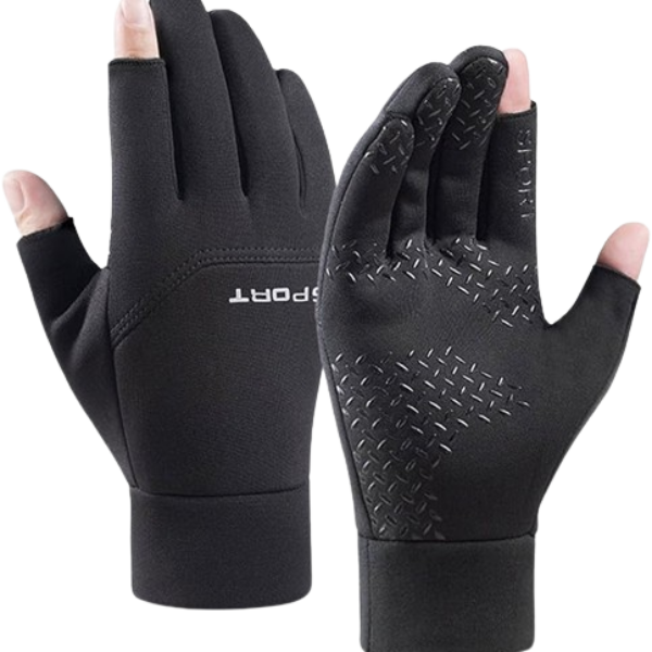 Grip Gloves, 2-Fingerless Thermal