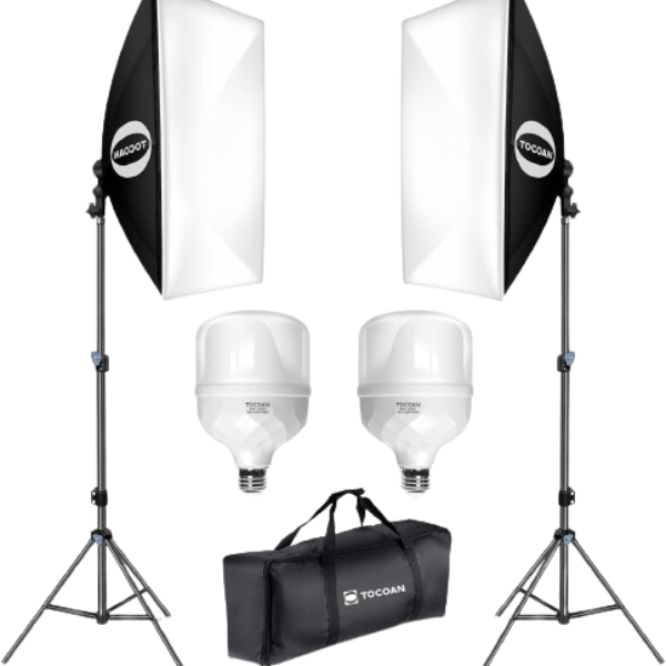 Softbox Photography Lighting Kit, 27 x 20 inches Photo Studio Equipment