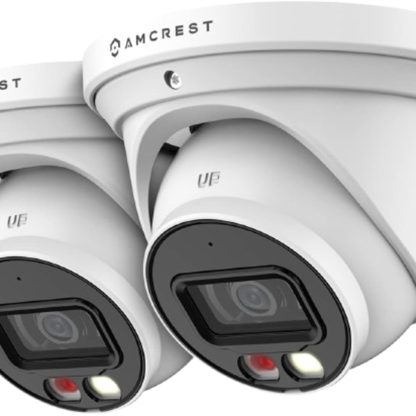 Amcrest 2-Pack UltraHD 4K (8MP) IP PoE AI Camera