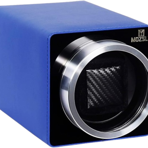 MOZSLY Watch Winder for Automatic Watches (Blue)